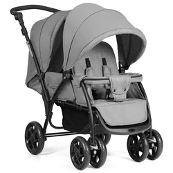The oxford fabric is non-toxic and breathable can well-protect your babies from rains or harmful rays. The stroller is...