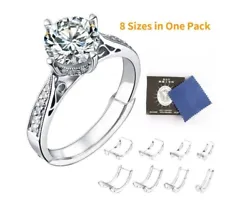 Invisible Ring Size Adjuster for Loose Rings Ring Adjuster Fit Any Rings, Assorted Sizes of Ring Sizer. VIRTUALLY...