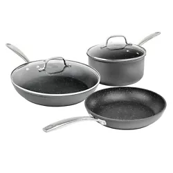 BUILT TO LAST –Granitestone Pro is constructed from hard anodized which is stronger than stainless steel & standard...