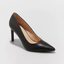 •Pointed toe pumps •3.5in stiletto heels •Memory foam insole •Medium shoe width •Slip-on style  Description ...