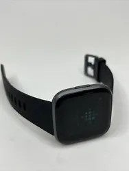 Fitbit Versa 2 Health & Fitness Smartwatch (FB507BKBK). Comes as shown in good working condition. Comes with small...