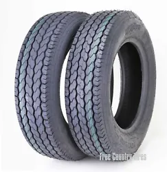 Set of 2 Free Country Trailer Tire ST205/75D15 F78-15 Bias LRC 6PR. This tire is designed for the trailer use only,...