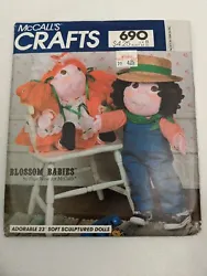 McCalls #690 ~ BLOSSOM BABIES Sewing Pattern ~ 23