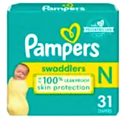 Fear no leaks with new and improved Pampers Swaddlers. With Swaddlers, you can rest assured that you have superior leak...