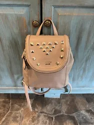 Guess 1981 Women’s Cute Small Embellished 6 Pocket Backpack!!(10”x10”). Super cute Mark on inside **see...