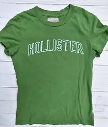 Hollister T-Shirt Vintage ~ Size M 100% Cotton Green, Hank & Sons Hearing and Cooling Co.Shirt is in great shape ,...