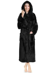 We made the robe of fluffy teddy sherpa fabric to make it cozy with an elegant touch! HIGH QUALITY AND DURABLE...
