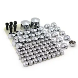 1x Set (75 pcs ) Screw Bolt Topper Cap Cover. Fit for 2007-2020 Harley Electra Glide FLHT. Not fit 2017 Harley Ultra...