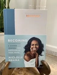 NEW Becoming A Guided Journal for Discovering Your Voice by Michelle Obama. Free media mail shipping