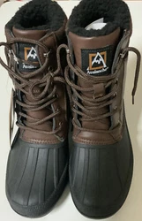 🧷 Avalanche Mens Bison Waterproof Snow Boot in Black/Brown Size 9 Medium 🆕.