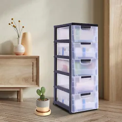 Description Beautiful living starts with organized storage. This storage cabinet with 5 drawers has more space at your...