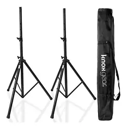 With the Adjustable Height PA Speaker Stand from Knox Gear you can turn up the jams. They’re adjustable and reach...