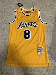 Adidas Hardwood Kobe Bryant Lakers Jersey Yellow/Gold #8. Brand new. Stitched logos