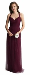 Prom Dress/Cocktail/ Bridesmaid bill levkoff bridesmaid dress wine/maroon Size 6. Pet Free/ Smoke Free HomeDress is...