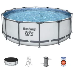 Included pool cover protects water from leaves, twigs, bugs, dust, and other. Ladder allows for safe entry and exit....