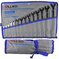This 14 piece metric combination wrench set is perfect for home or commercial use! Created from drop forged, heat...