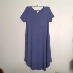 Super soft dark lavender LulaRoe Dress. No rips or tears or holes. See pictures.Lounge in total comfort in a nice...