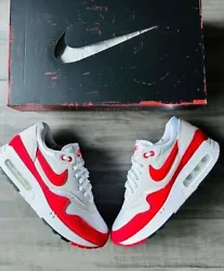 Limited 2023 Nike Air Max 1 86 Original. Color:White/University Red.