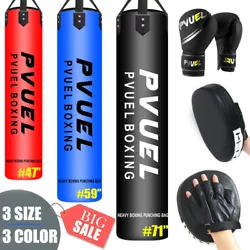 Ideal for Sparring, heavy bag workouts, and mitt work. Punching Boxing Bag Feature 1.120cm Height Boxing Punching Bag....