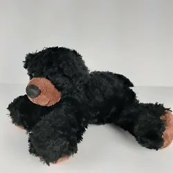 Aurora black bear with brown feet and muzzle has beanie filled bottom/feet. Gently loved condition.