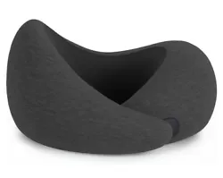 This neck travelling pillow has the perfect materials for a power nap.