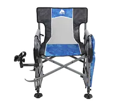 The chairs adjustable legs will keep you in a comfortable position no matter the terrain. It features plenty of storage...