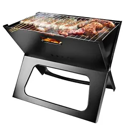 Foldable Barbecue BBQ Grill Charcoal Fire Stove Shish Kabob for Camping Picnics. Foldable Barbecue Grill Charcoal Stove...