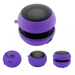Purple Hamburger 360 Degree Speaker is a compact travel speaker with big sounds! It really needs to be heard to be...