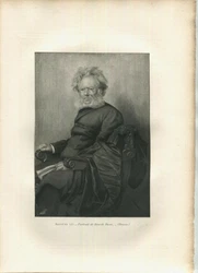 Authentic antique folio photogravure print dating to 1888 as published by the Salon de Paris. Condition is very good...