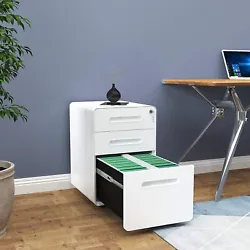 The file cabinet can bear up to 330lbs. It is sturdy enough to put printer on it without any dents. Easy and safe to...