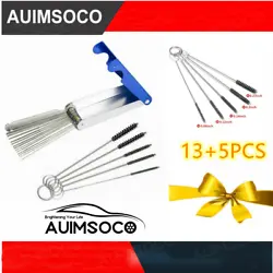 13pcs/set Cleaning Needle Tool + 5pcs/set Cleaning Brush Tool. This tool is specifically designed to clean out the tiny...