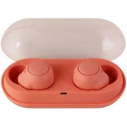 Coral version. Discover the freedom of Bluetooth connectivity with the compact WF-C500 truly wireless earbuds,...