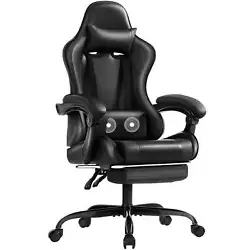 ADJUSTABLE DESIGN: The computer chair can be lifted between 17.3in-20.5in, suitable for different height needs....