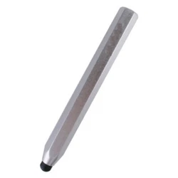 The Die-Cast Aluminum Capacitive Stylus has a pencil-shaped design for optimal pen-like functionality. A solid stylus...