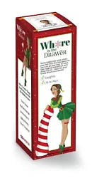 Whore In The Drawer - prank gift box. Perfect size to hold wine and liquor bottles, plus an optional pop out to...