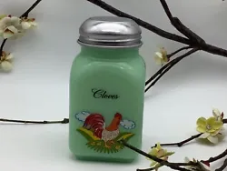 Good Morning Rooster CLOVES Spice Jar Shaker. Made In USA.