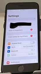 HAS iCloud ATTACHED, I DO NOT KNOW THE iCloud, LIGHT WEAR AROUND EDGES FROM CASE. Listed as FOR PARTS NOT WORKING BC IT...