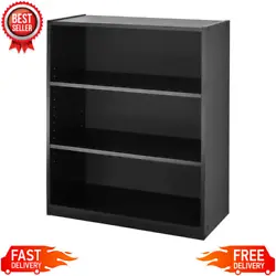 Add the sleek Mainstays 3-Shelf Bookcase to almost any room for a functional and stylish look. Easily and quickly...