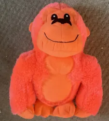 Orange and pink classic toy co gorilla.