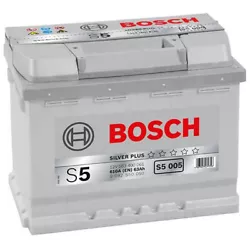 Batterie Bosch S5005 63Ah 610A BOSCH. Largeur: 175.
