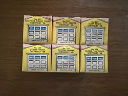 All 6 different empty boxes of the ASM Chevrolet 1968Trucks. The 6 Rare Boxes of the Vintage ASM Trucks include - 1968...