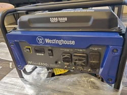 5,300 running watts and 6,600 peak watts with recoil start. The WGen5300cv houses a robust 274cc 4-Stroke OHV...