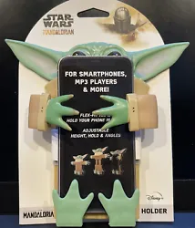 Adorable, Baby Yoda The Child Mandalorian Flexi Phone Holder & Stand, New, Free Ship. Great stocking stuffer!