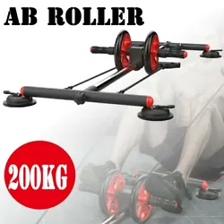 The product adopts straight force sliding, which allows more people to enjoy the fun. Abdominal wheel size: 200mm. 1x...