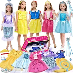 Girls can feel different princess characters like elsa, ariel, snow princess, belle, sleeping beauty. Rich colors and...
