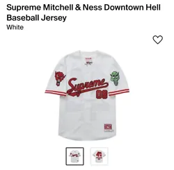 Supreme Mitchell & Ness Downtown Hell Baseball Jersey. ORDER CONFIRMED✅❗️🔥 FW23. Condition is New with tags....