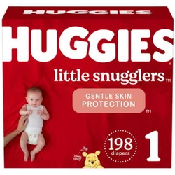 Designed for gentle skin protection to help support clean & healthy skin, Huggies Little Snugglers Diapers are perfect...