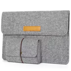 Housse en Feutre pour Ordinateur Portable. Design mince et portable. Le feutre adopté est durable, renouvelable et...