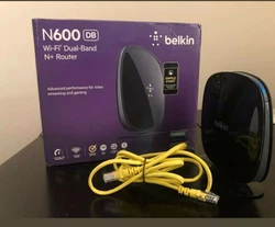 Belkin N600DB 300 Mbps 4-Port Wi-Fi Dual-Band N+ Router. Shipped with USPS Priority Mail.