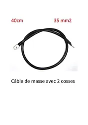 Les sections des câbles disponibles 10mm2, 16mm2 ,25mm2, 35mm2 ou 50mm2, 70mm2, 95 mm2. -Nous installons en standard...